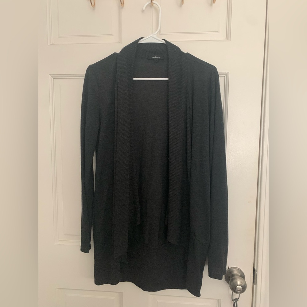 Dark gray cardigan